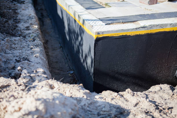 Residential Foundation Crack Repair installation at a Lawrence, IN home by SJ Waterproofing Pros