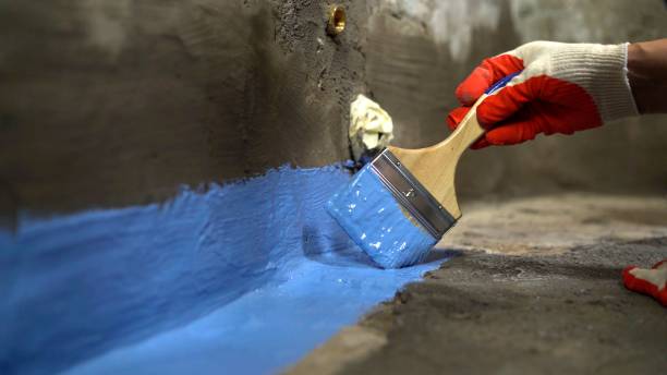 Commercial Foundation Crack Repair project at a Lawrence, IN business property by SJ Waterproofing Pros